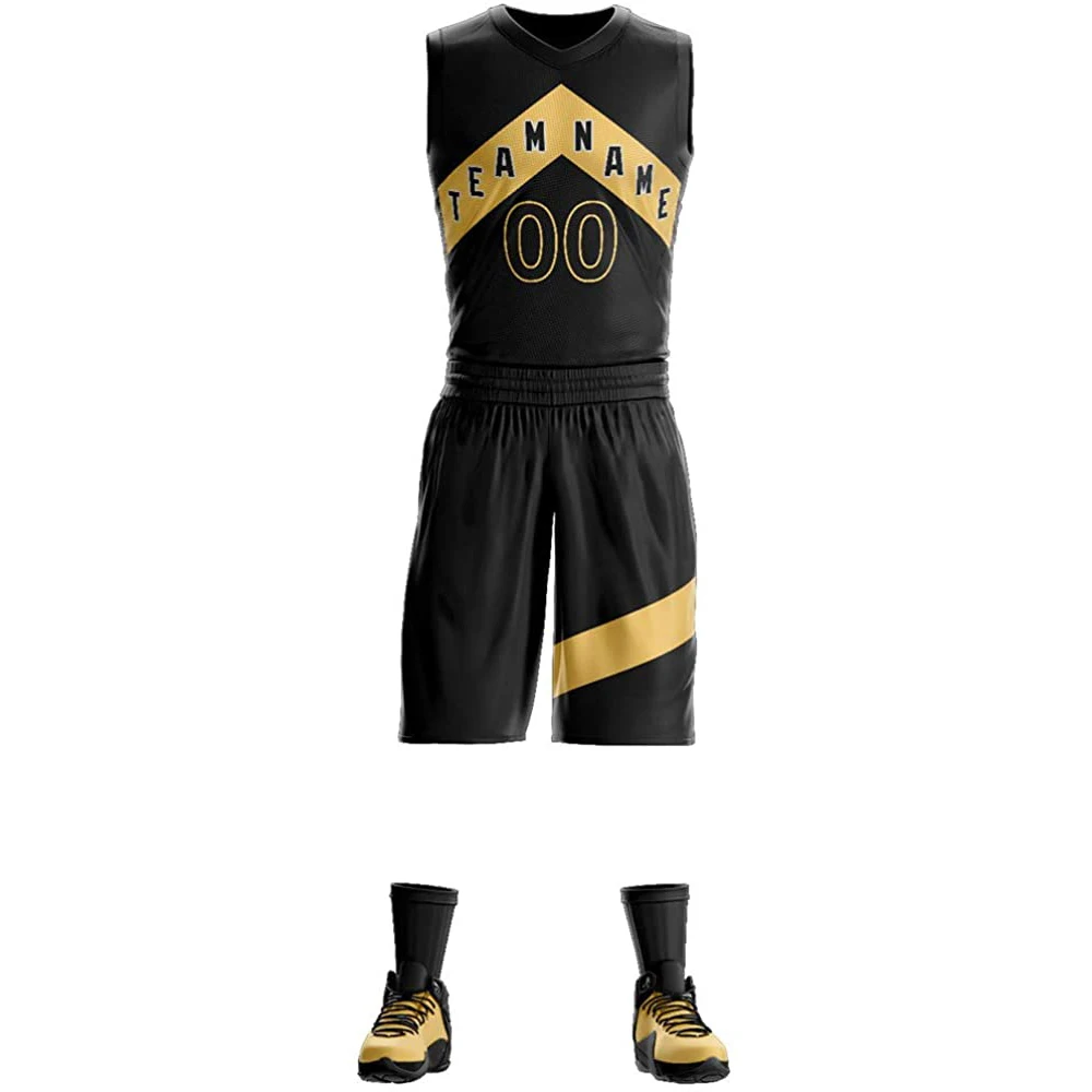 High Quality Sublimation Men Sports Customized Basketball Kit Personalized Sports Basketball Uniform in Plus size
