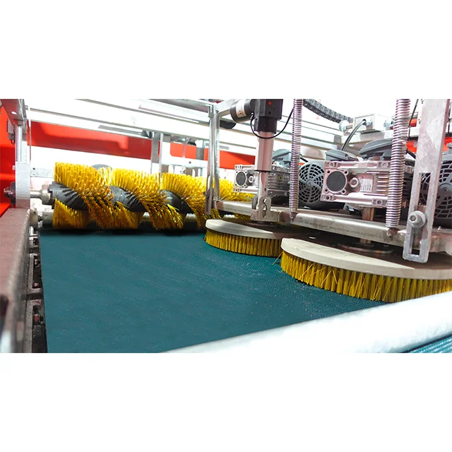 Console Type Full Automatic Carpet Washing Machine 420cm 8 circular and 2 cylindrical brushes +scrapper