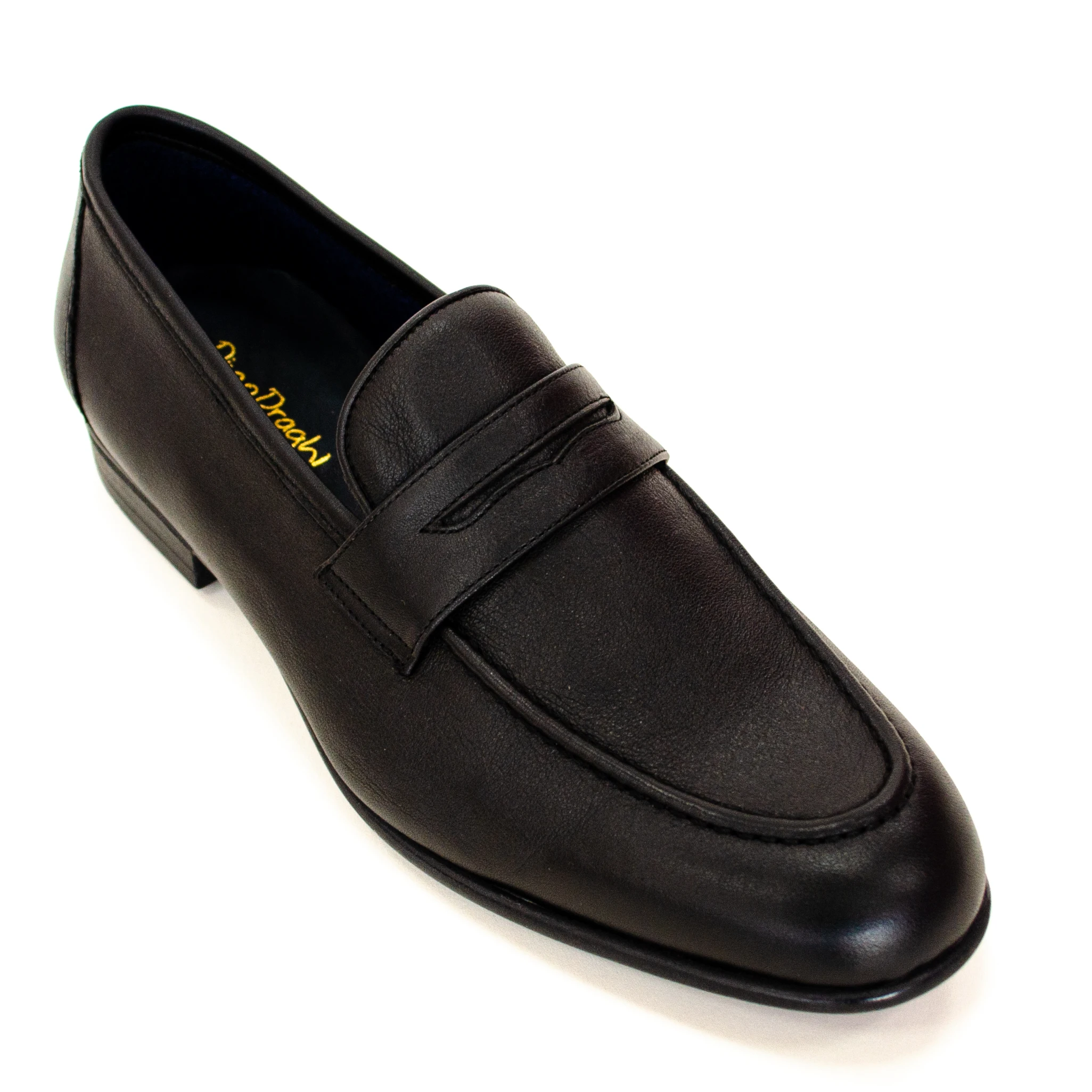 Dino Draghi loafer. Artisanal Dress Shoes. Handmade And Handcrafted In Italy. Italian design Italian made leather shoes.