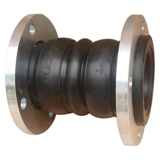KEFA PN16 DN80mm 3in EPDM NBR CR carbon stainless steel double sphere ball flange rubber expansion joint