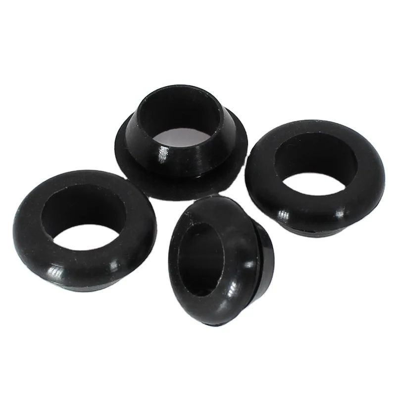 Custom Black Color Oval Water Wiring Harness Door O Ring Gasket Round Cable Silicone Rubber Tube Sleeve
