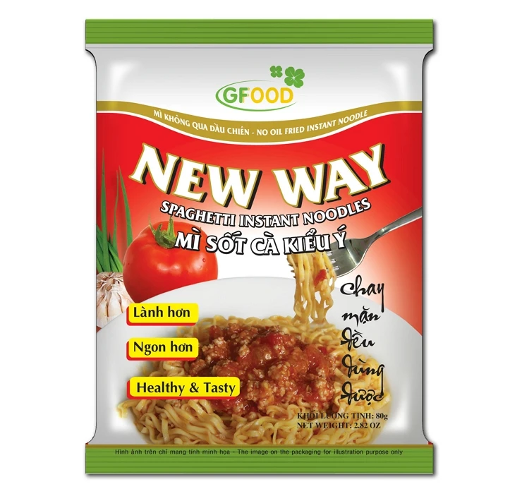 Spaghetti instant noodles Vietnam famous noodles instant noodles 80 grams Wholesale Best Seller