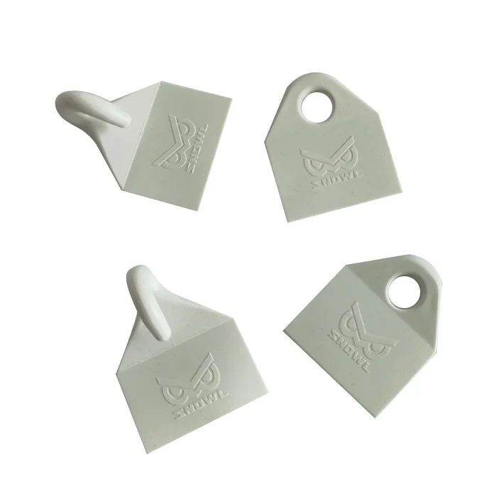 SNOWL New trend cover hooks sew-On White/Black plastic fasteners for boat