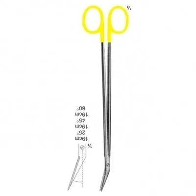 Stainless Steel Dental Surgical Tungsten Carbide TC Sharp Band Crown Cutting Scissors Straight Curved CE Approved