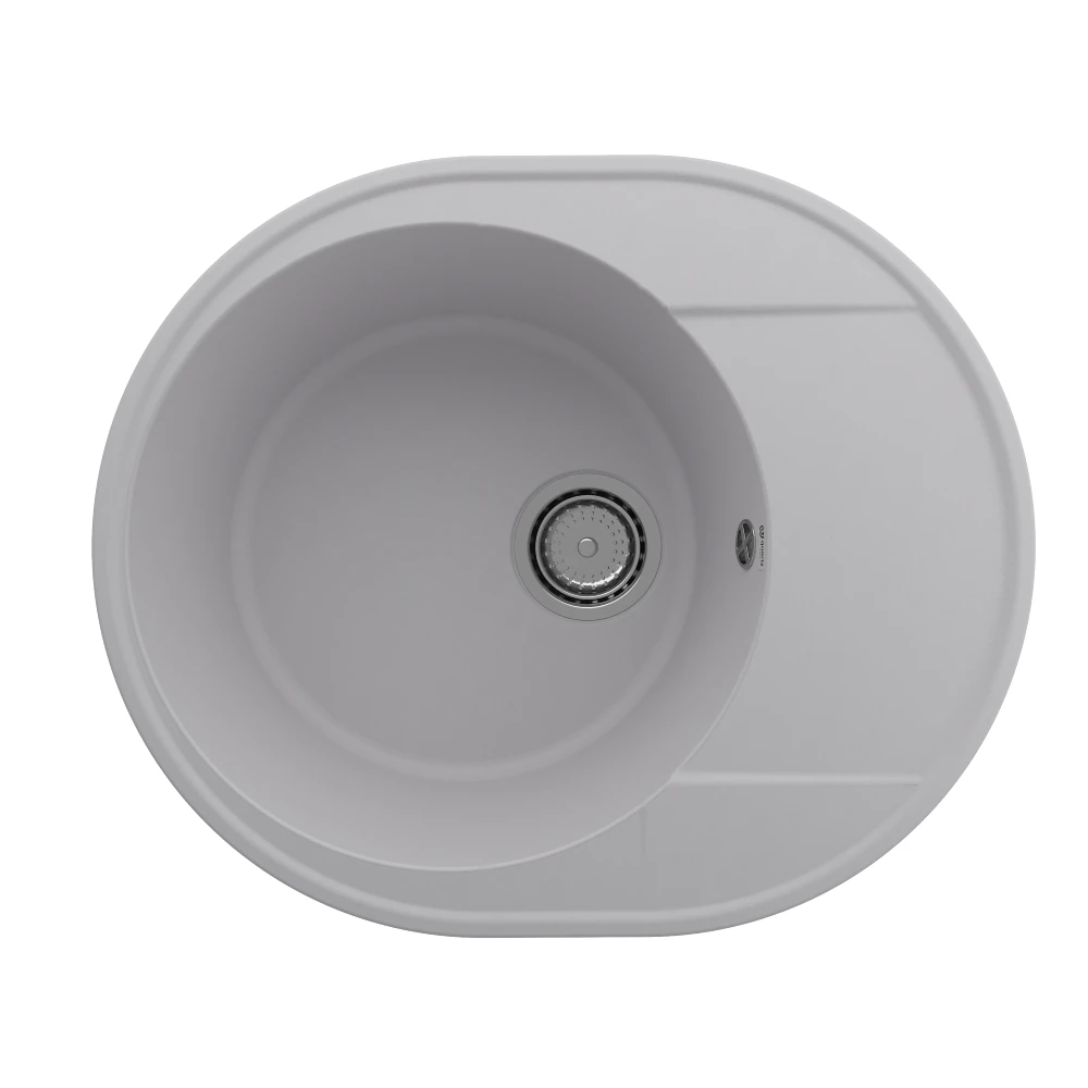 Кварцевая композитная раковина Ulgran Нора 585, разноцветная кухонная раковина