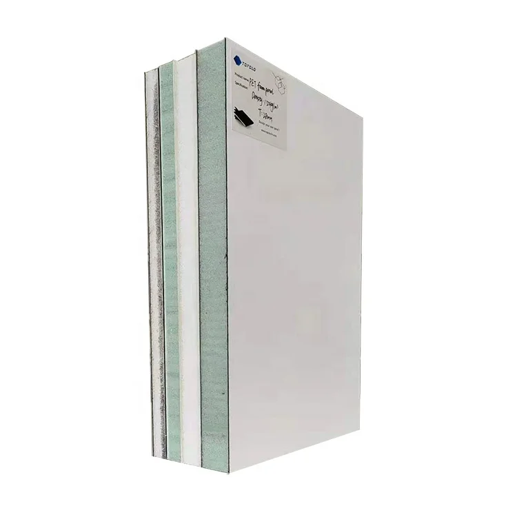PET foams sandwich panels are new material stuff in composite sandwich panels.Eco-friendly pet acoustic panels high density.