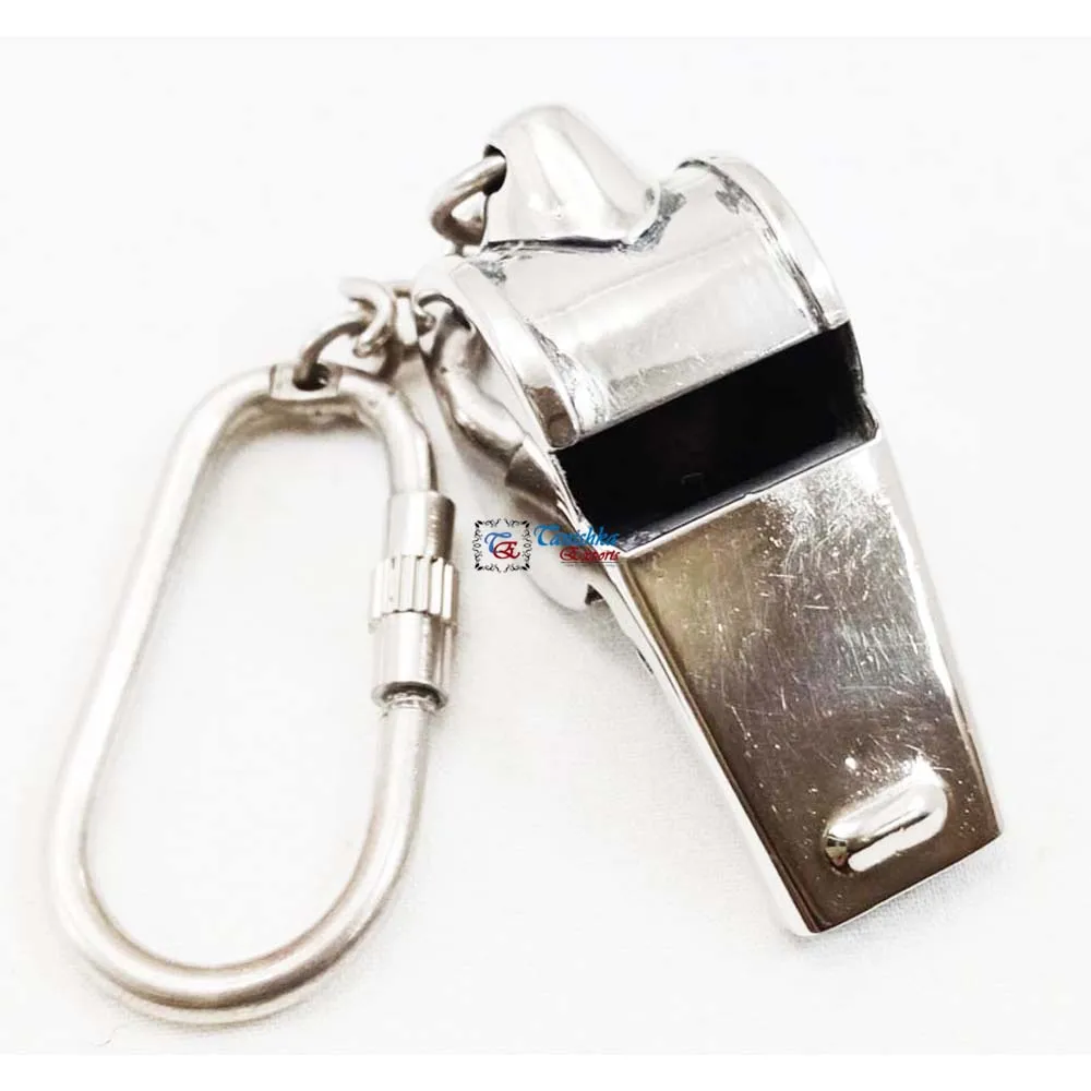 Nautical Vintage Style Keychain For Bike Car Home Keyring Holder Best Husband/ Wife Gift Collectible Brass Whistle Key Chain