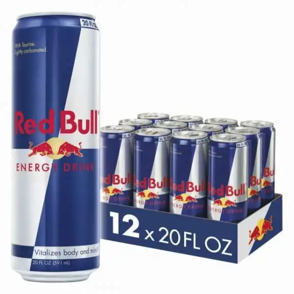 Original Red Bull 250ml Energy Drink Ready for Export Sugar-Free Contains Caffeine and Ginseng Packaged in Bottle or Bulk