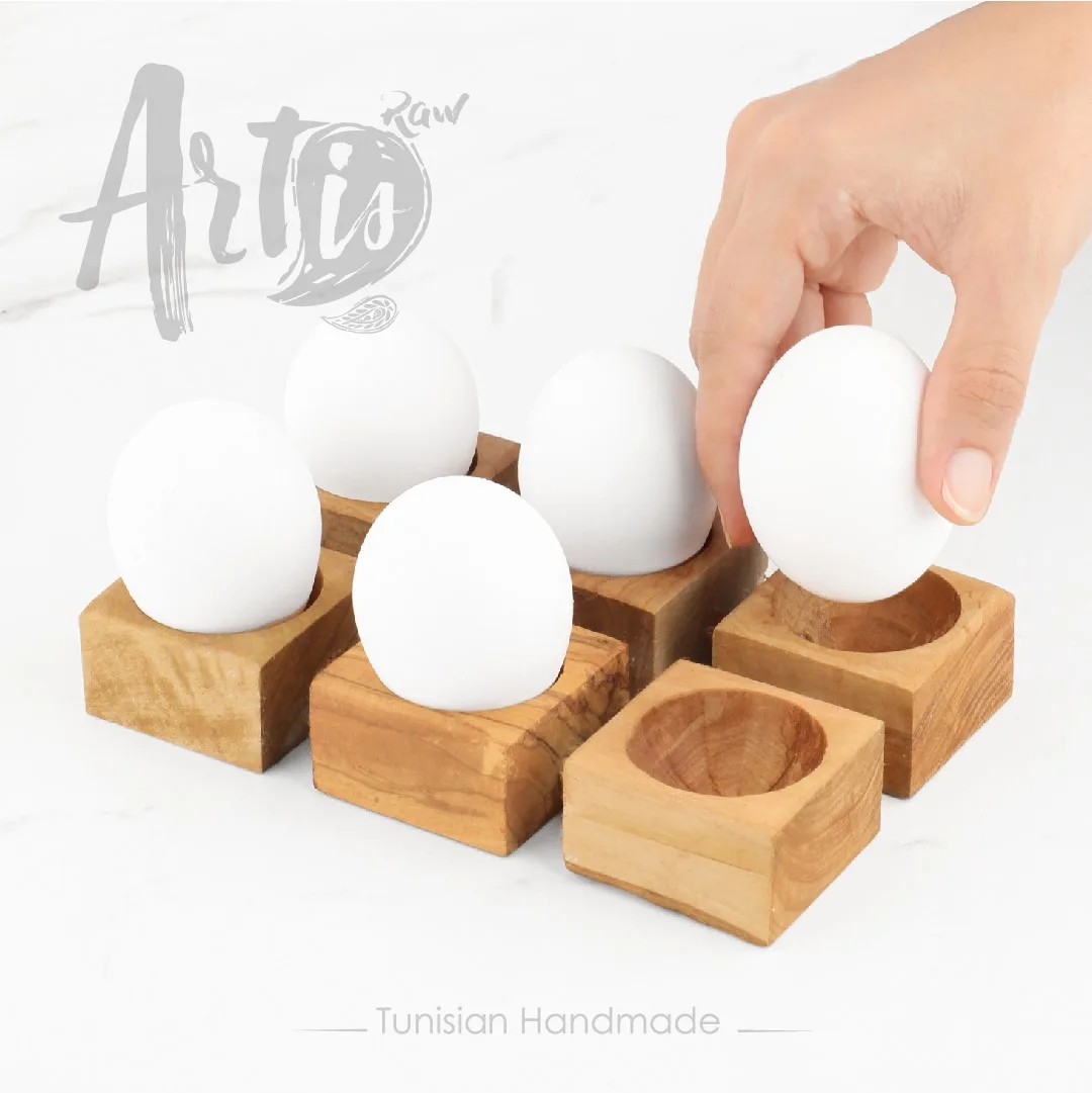 Wooden Egg Holder - Hot Selling Egg Holder handmade from Olive Wood - Novelty Egg Holder