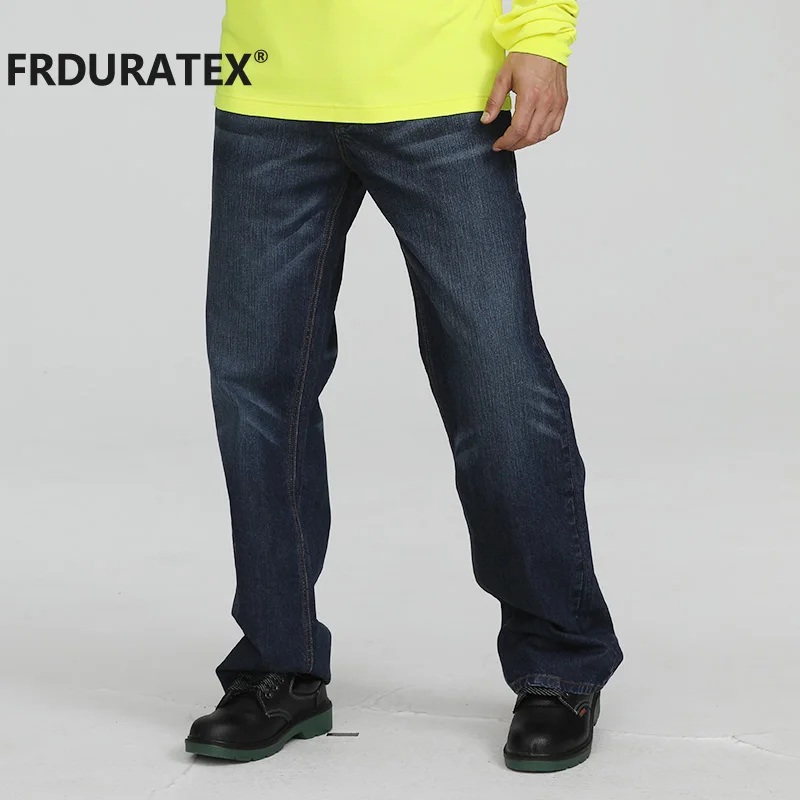 Wholesale NFPA 2112 Certified Cotton FR Jeans Safety and Protective Work Clothing Fire Retardant and Flame Resistant