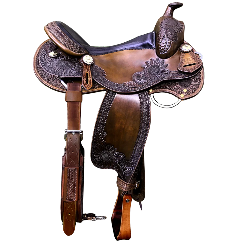 2023 Latest Western Dressage Saddles For Horses  Leather Western Riding Horse Saddle Starter Kit Saddle