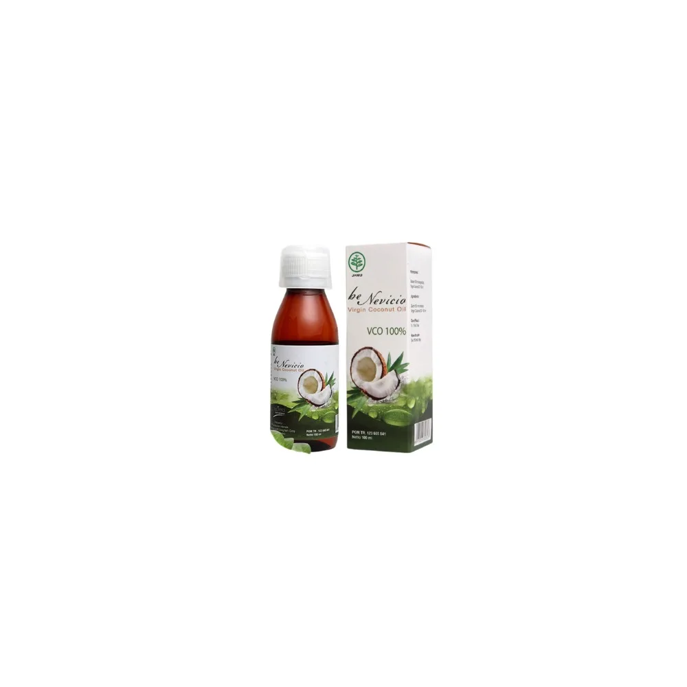 Nucivera 100% Fresh Coconut VCO Cold Pressed Process 100ml Plastic Bottle Packed Agriculture Product From Indonesia