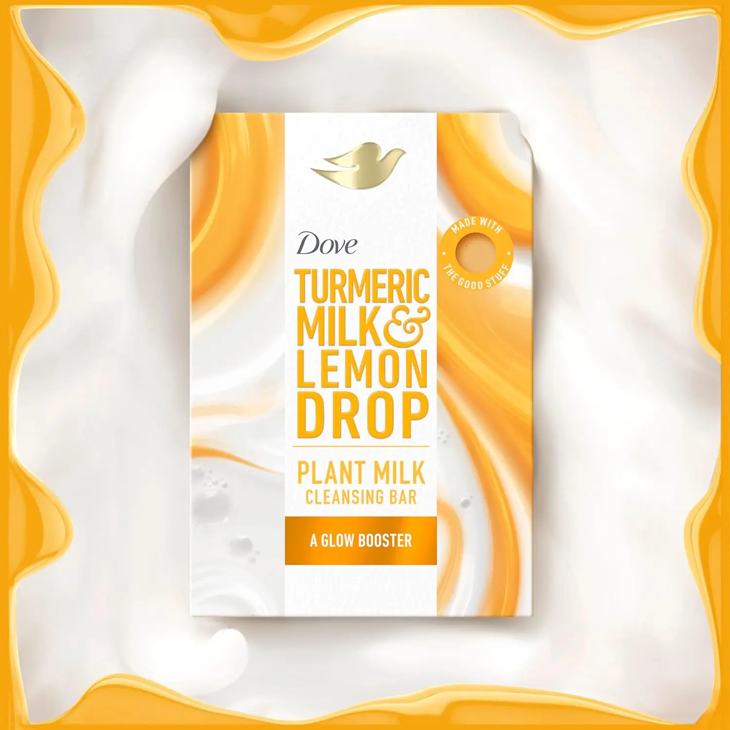 Dove молочное очищающее мыло упаковка 4 для увлажненной кожи с мягкими очищающими средствами без сульфатных очищающих средств 5 унций