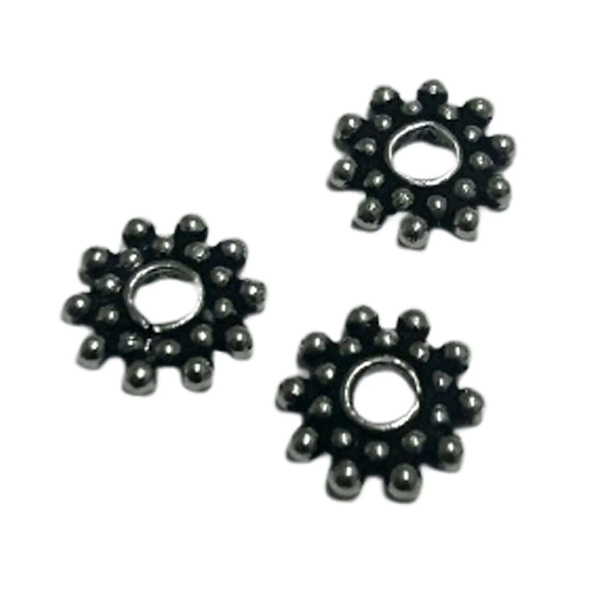 New Design 9mm Sterling Silver Spacer Jewelry Making DIY Charms Jewelry Findings Necklace Bracelet & Earring Accessories