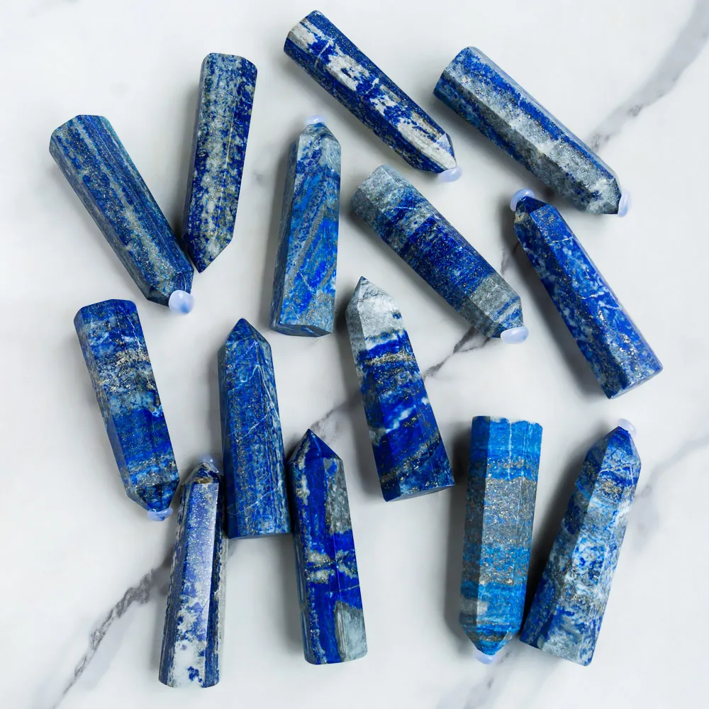 Wholesale High Quality Reiki Lapis Lazuli Point Obelisk Natural Healing Crystal