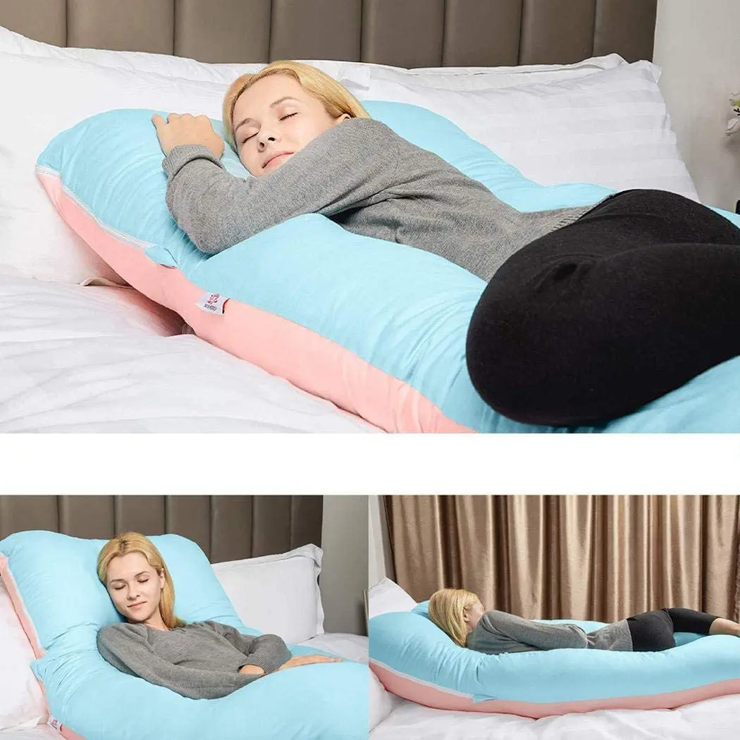 Multi-color Pregnancy Pillow U Shape Pillow for Pregnancy, U Shaped Maternity Pregnancy Body Pillow With Zipper