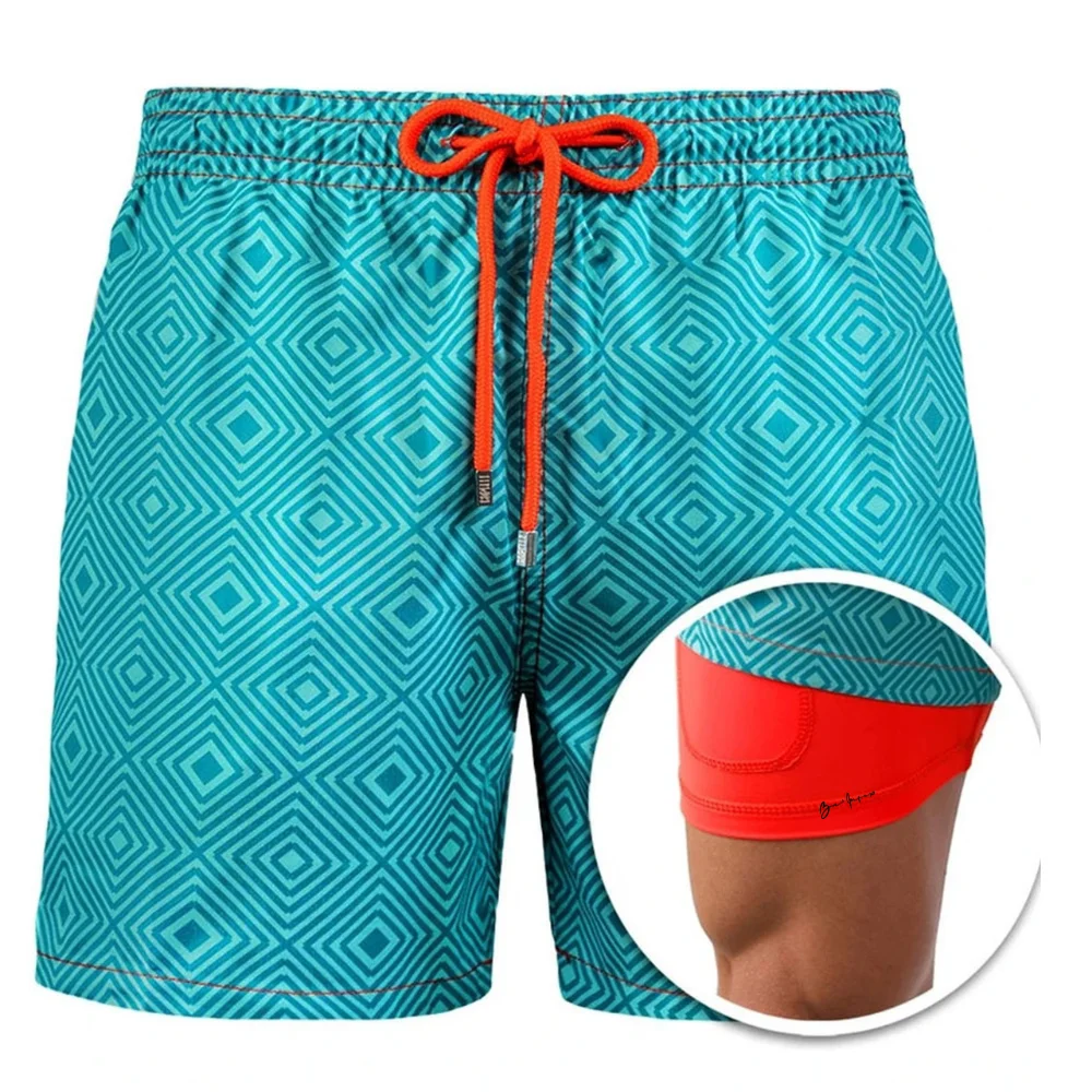 Multi color color board Fashion shorts for men summer beach surf printed shorts with various colors and sizes