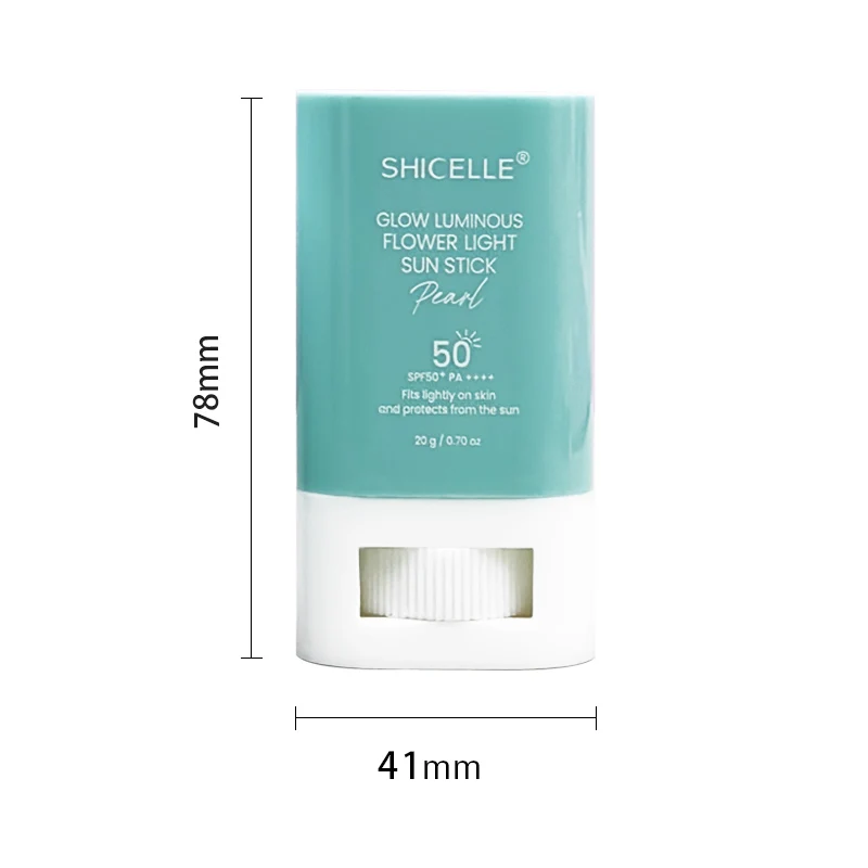 STOCK SHICELLE Daily Long Lasting Sunscreen Stick Wholesale Tone Up Facial Sunblock Makeup Vegan Sun Cream SPF 50+ Sunscreen