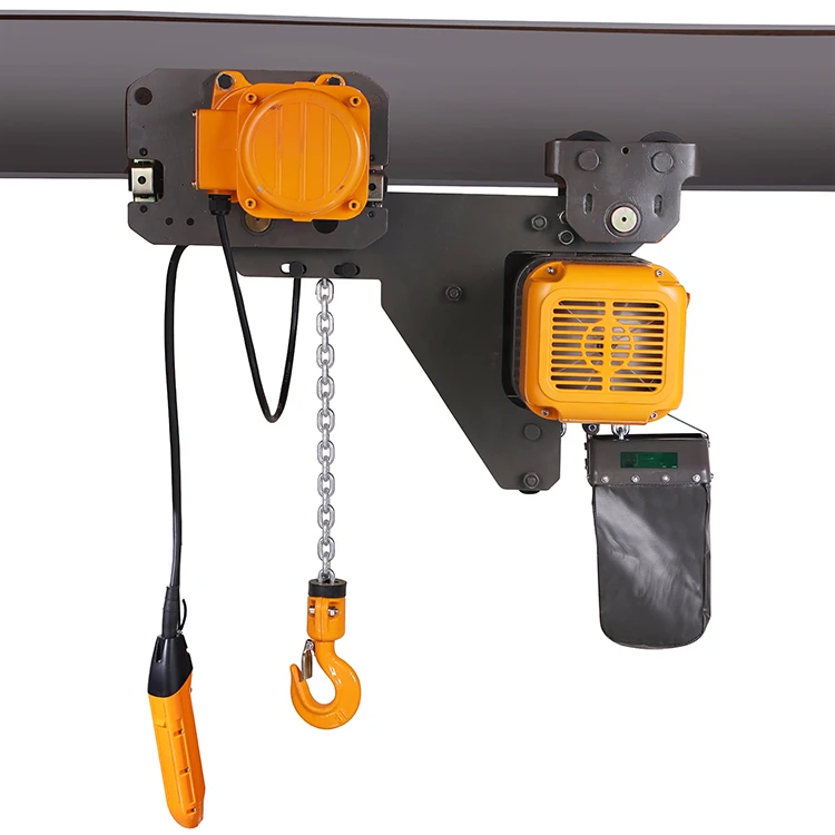 1ton 2 ton Customized 220v 380V motor drive high speed Low clearance Low-Headroom electric chain hoist