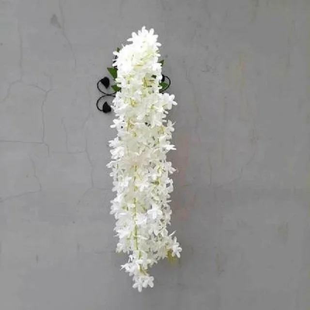 fabric Faux Delphinium Stem Gladiolus Flower Stalk  Artificial silk Flower Sticks for Wedding Home Hotel Party Decoration