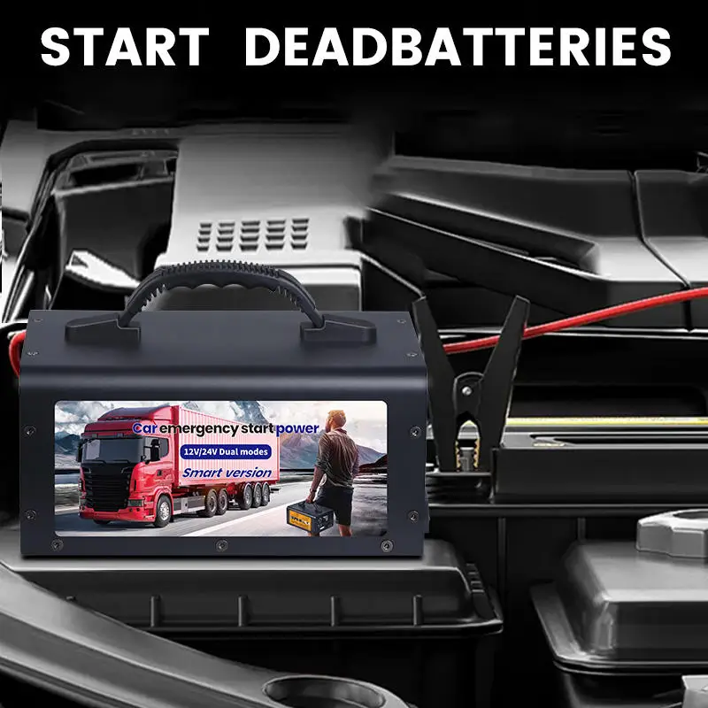 12 24 volt jump starter 56000mAh Portable Power Bank battery booster pack  12v 24v truck Jump Starter for heavy duty truck