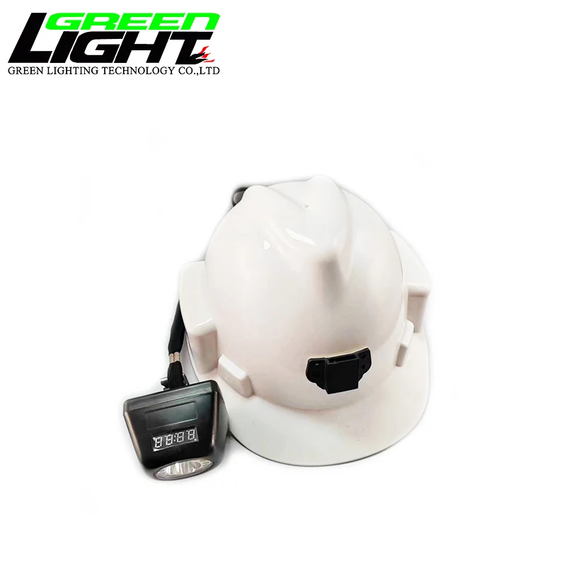 Kl4.5lm Digital Safety Cap Lamp Led Mining Lamp 4.5Ah Rechargeable Miners Helmet Lamp Headlamp for Industrial