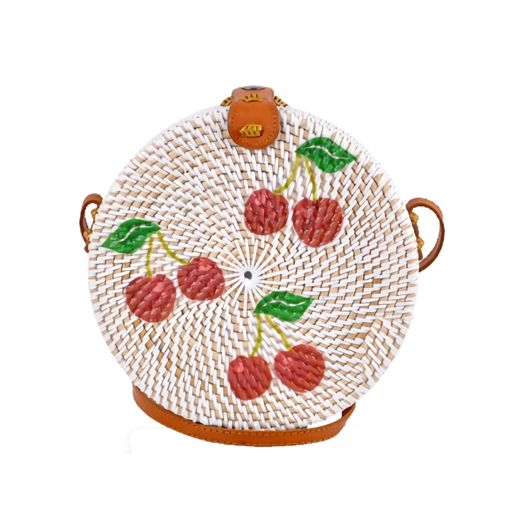 Women Bags Ladies Handbags Beach Bag For Ladies/Women In Vietnam Strawberry Pattern Wholesale Cheap Price