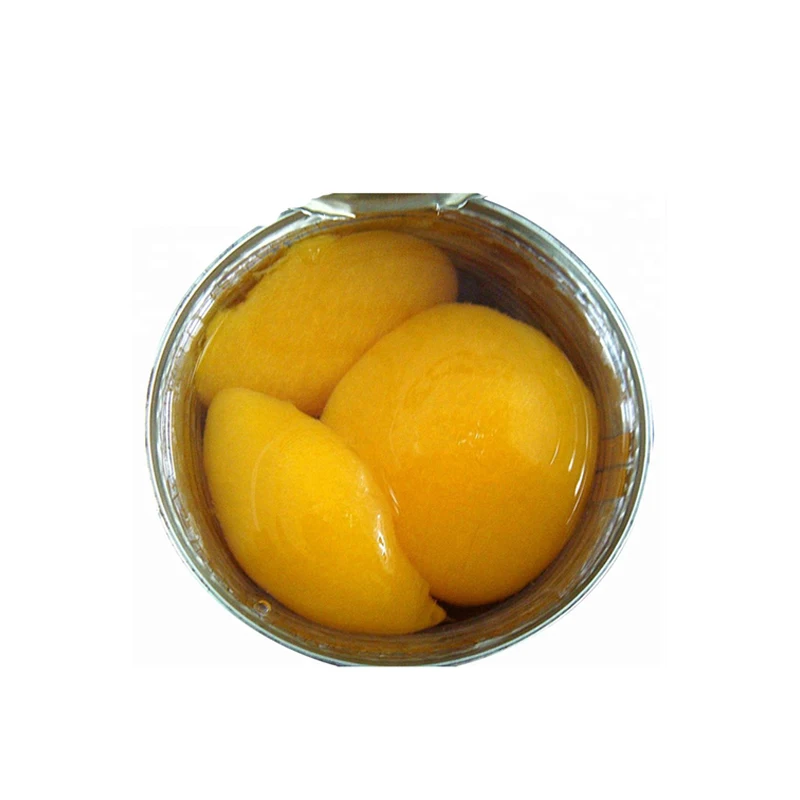 425g/820g/3000g Canned yellow peach in light Syrup canned peach halves