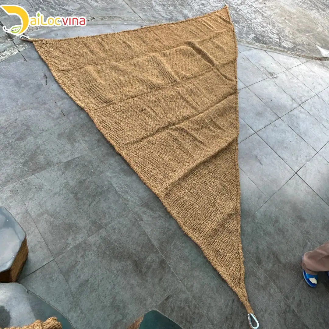 COIR SHADE SAIL USED FOR DECORATION AND COVERING SUNLIGHT FEEDBACK TAKEN BY DAILOCVINA CUSTOMERS