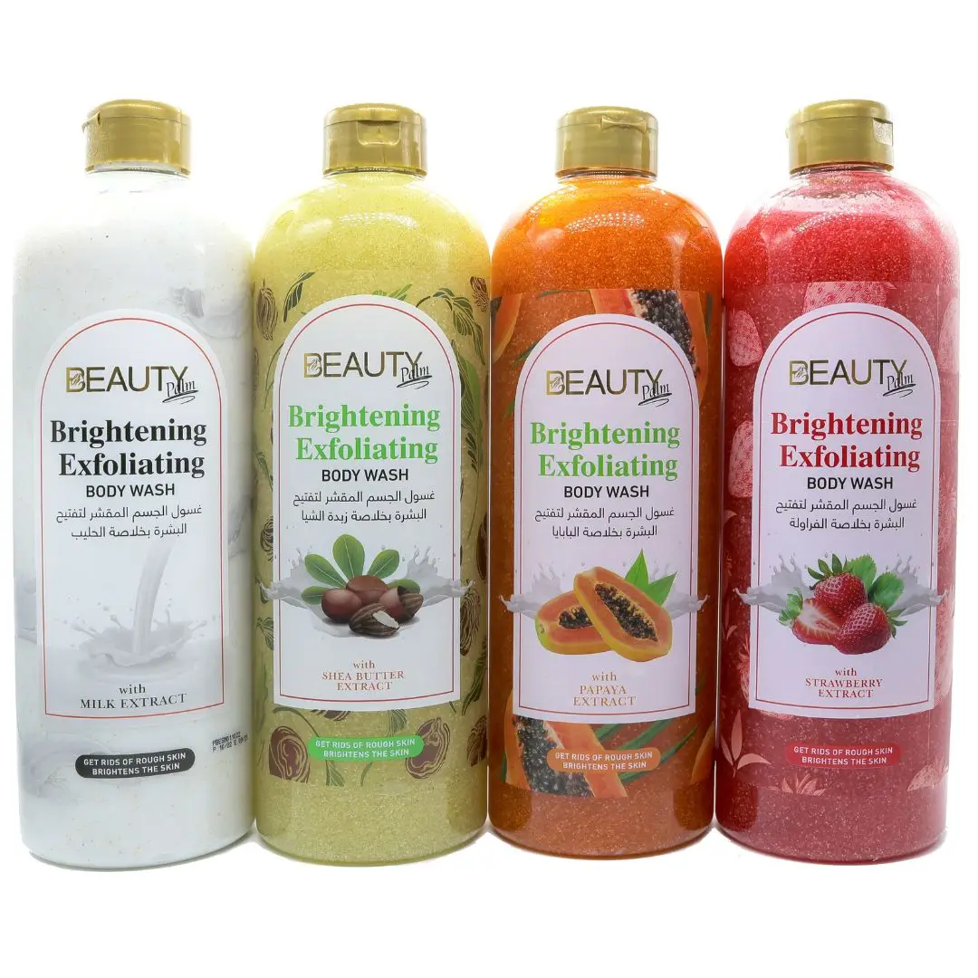 Wholesale Brightening Exfoliating Body Wash 1000ml l Soften and Cleanser l For All Skin Types