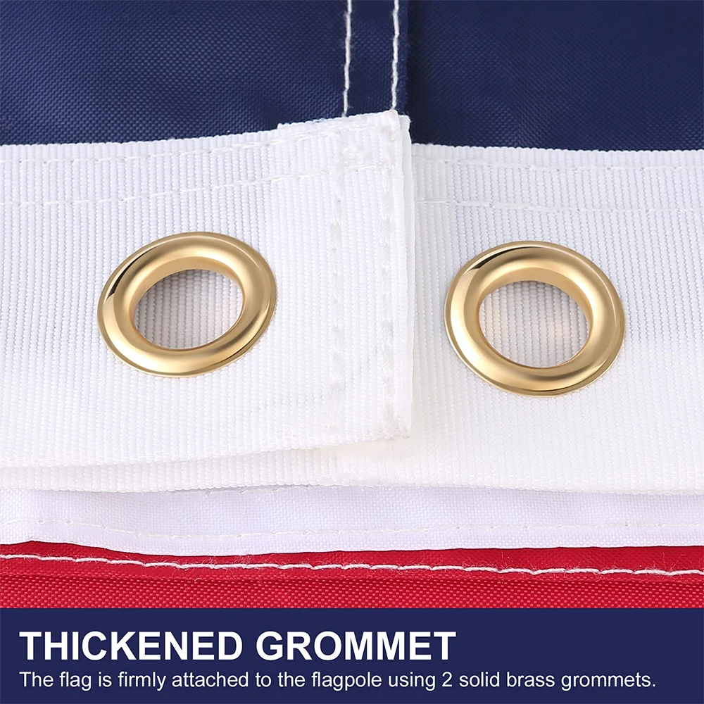 8x12 FT Outdoor Embroidered American Texas State Heavy Duty 210D Nylon Flag Texas Flag Of Texas with 2 Metal Grommets