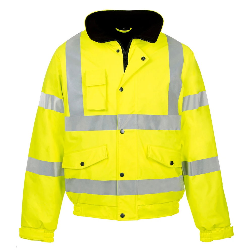 Reflector Jackets Reflective Road Winter Safety Jackets For Construction with Multiple Pockets with quality