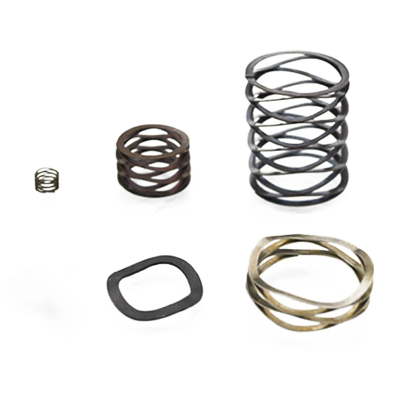 17-7PH Carbon/ Stainless Steel Multiturn Wave Spring Compression Load Type Spiral Flat Style for Hardware Auto Cars