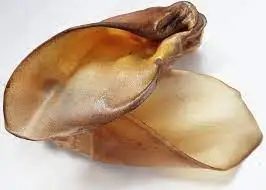 Лидер продаж Новое поступление корм для собак из буйвола жевательные уши за рубежом