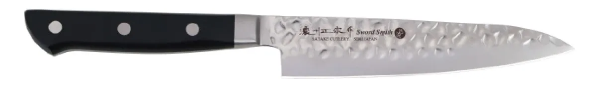 Molybdenum stainless steel hammer forged high quality and affordable knives made in Seki Japan Logo customization possible