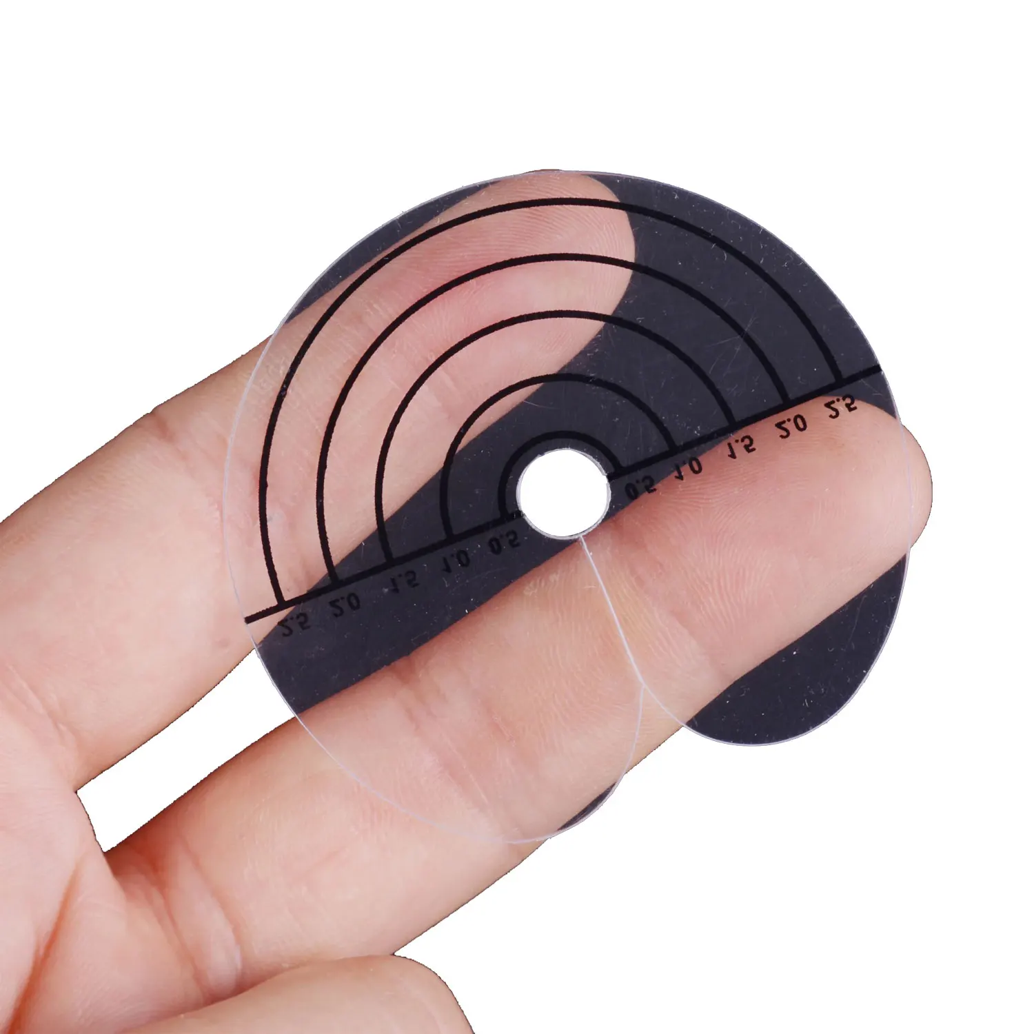 Buy 50pcs Round Heat Protector Shield Heat Insulation Sheet Protector Shield Scale Mark Tip Keratin Hair Extensions Styling Tool