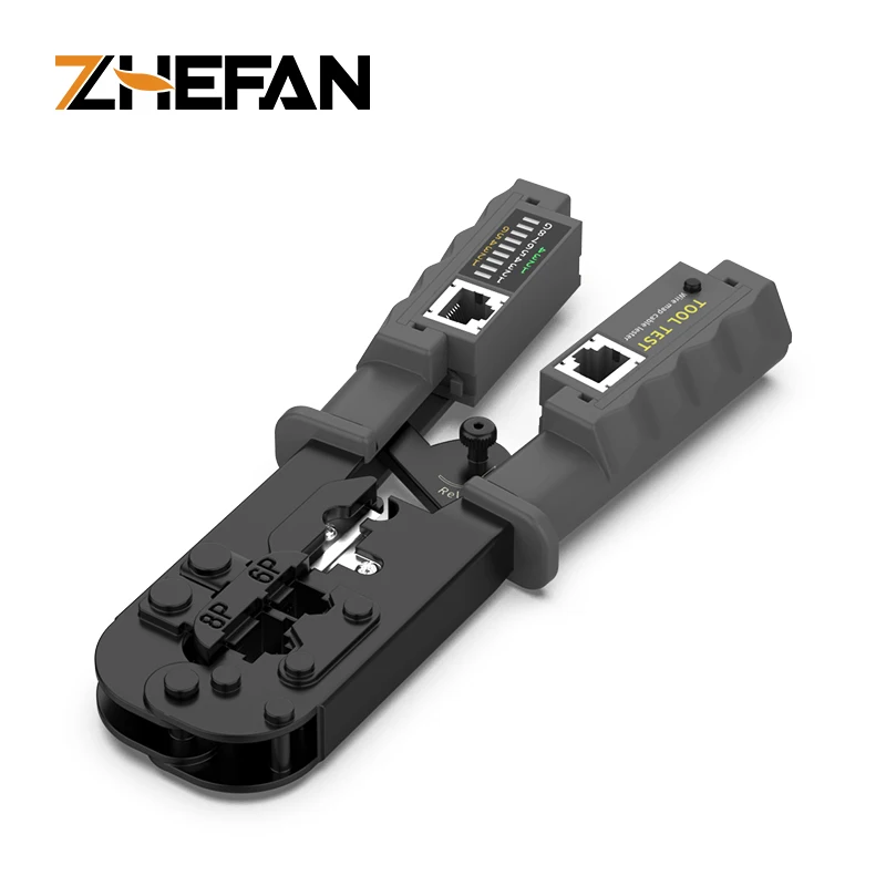 Высококачественный многомодульный Кабельный тестер ZHEFAN инструмент Rj11 Rj45 ручной сетевой обжимной