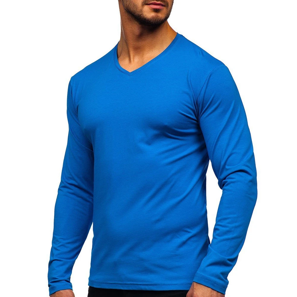 Hot Selling Long Sleeves T-Shirt For Men Breathable And Comfortable Streetwear Long Sleeves T-Shirts For Men OEM ODM Design
