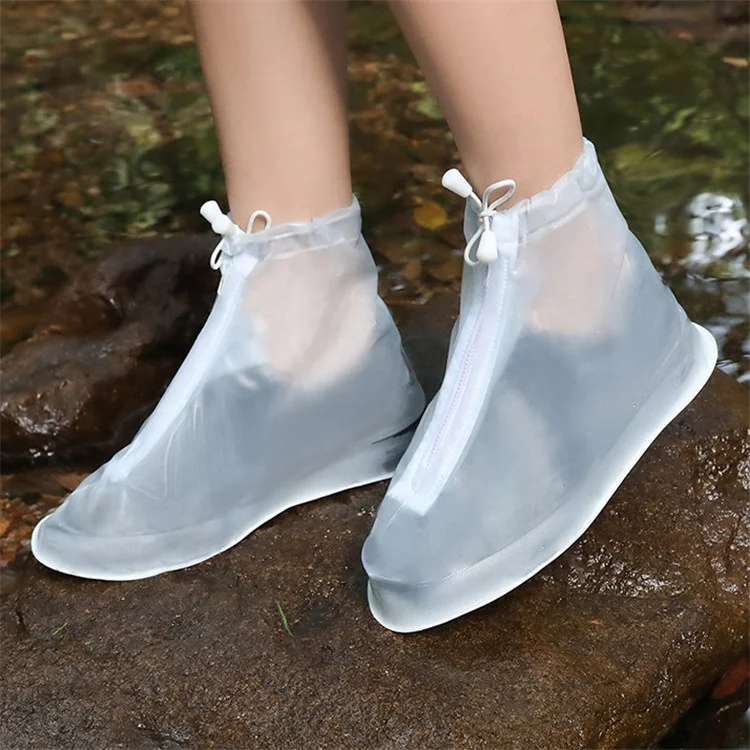Лидер продаж, черный ПВХ чехол для обуви, многоразовые водонепроницаемые защитные дождевые сапоги для женщин и мужчин, спортивные Чехлы для обуви