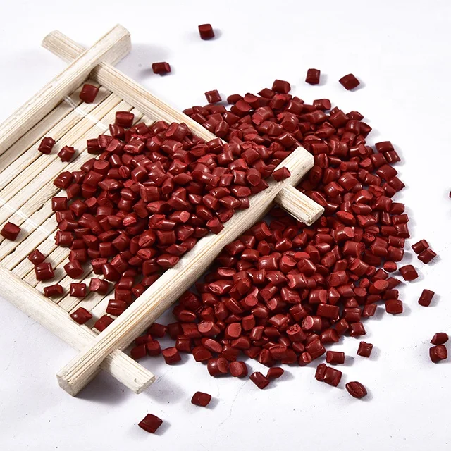 Red Colour Masterbatch Manufacturer PP PE PET ABS PS Plastic red colour masterbatch