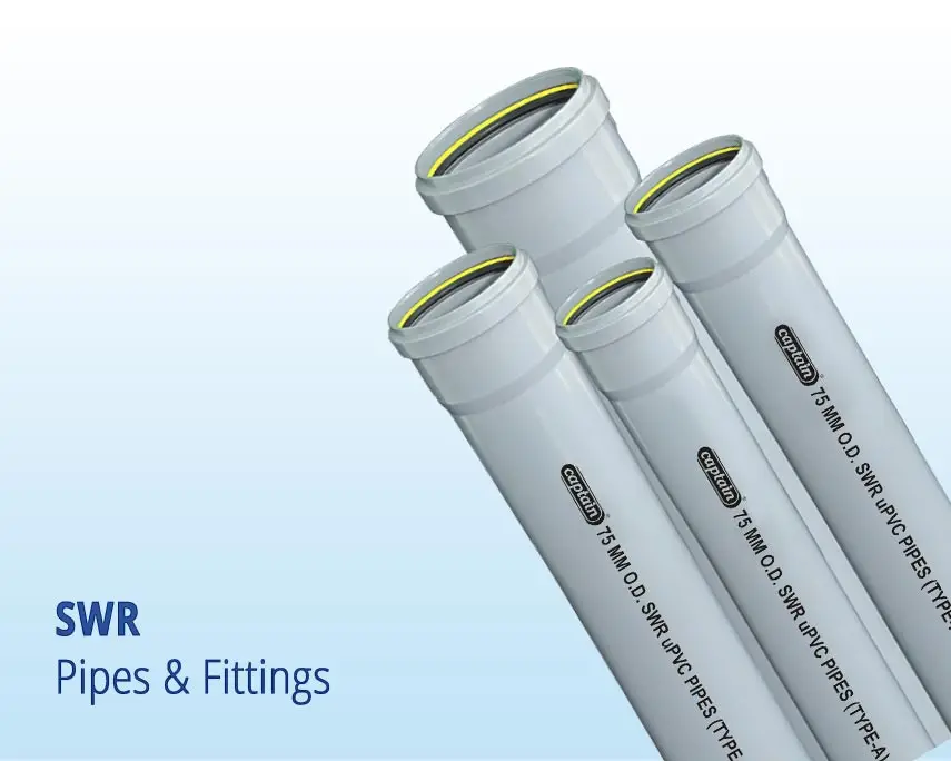 SWR Plastic Hot Selling PVC Fittings and Valves PC Materials Rubber Ring Reducers for Water Application for Piping Systems