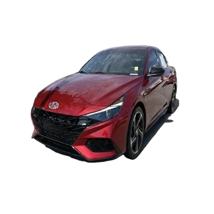 2023 Hyundais Elantra N Line FWD с малым пробегом использованный внедорожник доставка Удивительный панорамный люк на крыше кожаная ткань R18 Размер шин