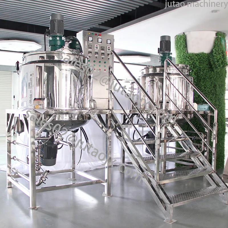Stainless Steel Mixing Tank Shampoo And Conditioner Production Emulsion Homogenizer And Mixer