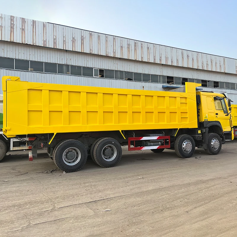 Used HOWO dump trucks 12 wheels SINOTRUK high quality tipper truck hot sale