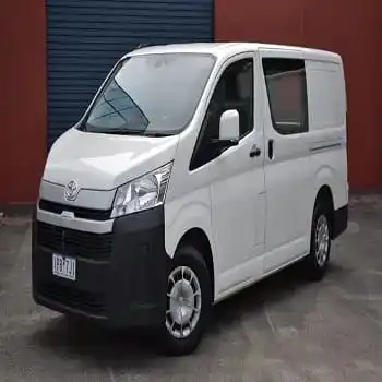 Market Top deals Toyotas Hiace Van 2020 LHD/RHD Automatic 2WD Petrol 2000cc white w/ Navigation System, Camera, 5 Doors
