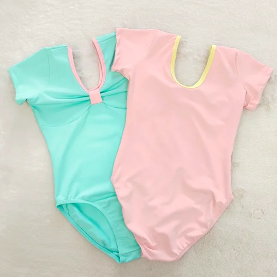 2023 fashionable good quality colorful custom ballet leotards dance wear for little girls