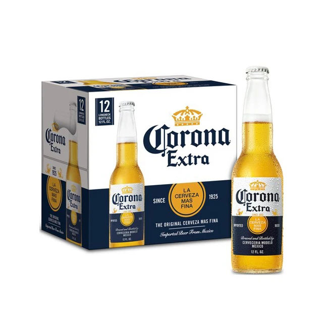 Beer Extra Corona for sale savor the light and smooth flavor of this iconic Mexican lager