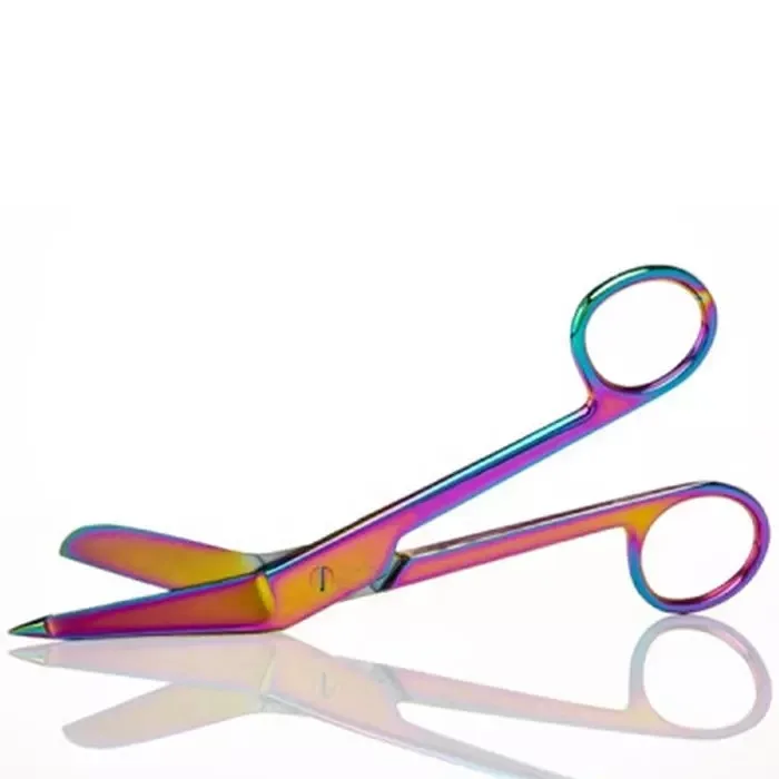High Quality Stainless Steel Medical Surgical Emergency First Aid Tape Bandage Medical Scissors In Rainbow Color