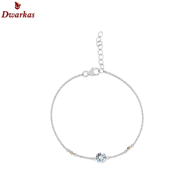 Trendy Custom 925 Sterling Silver Bezel Setting Black Onyx Gemstone Bracelet for Women for Parties and Gifts