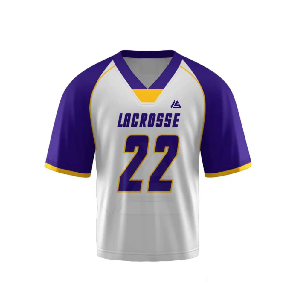 Hot Selling Sublimated Lacrosse Uniforms 100% Polyester Sportswear Lacrosse Jersey And Shorts Lacrosse Uniform